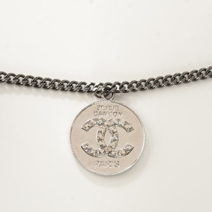 Chanel Crystal CC Whistle Pendant Necklace 4 of 10