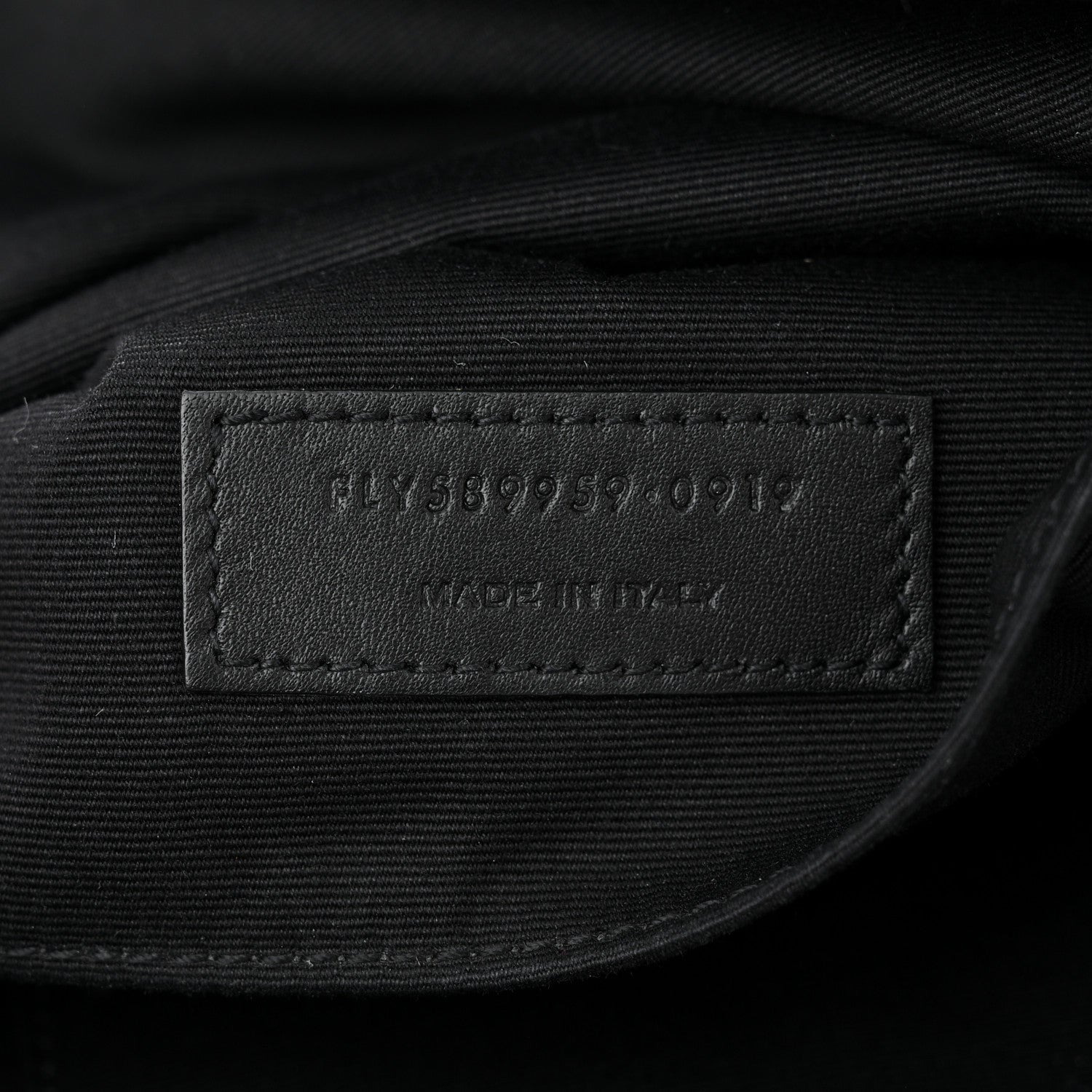 Saint Laurent Grain De Poudre Monogram Belt Bag Blanc Vintage 7 of 12