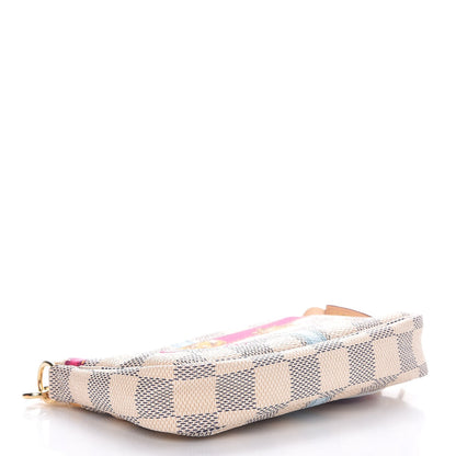 Louis Vuitton Damier Azur Summer Trunks Hawaii Mini Pochette Accessories 4 of 8
