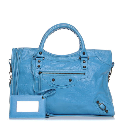 Balenciaga Agneau Classic Hardware City Bleu Azur Clair 1 of 9