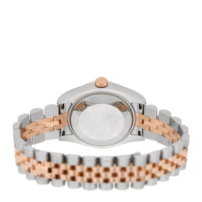 Rolex Stainless Steel 18K Everose Gold Diamond Mother of Pearl 31mm Oyster Perpetual Datejust Watch 178271 3 of 4