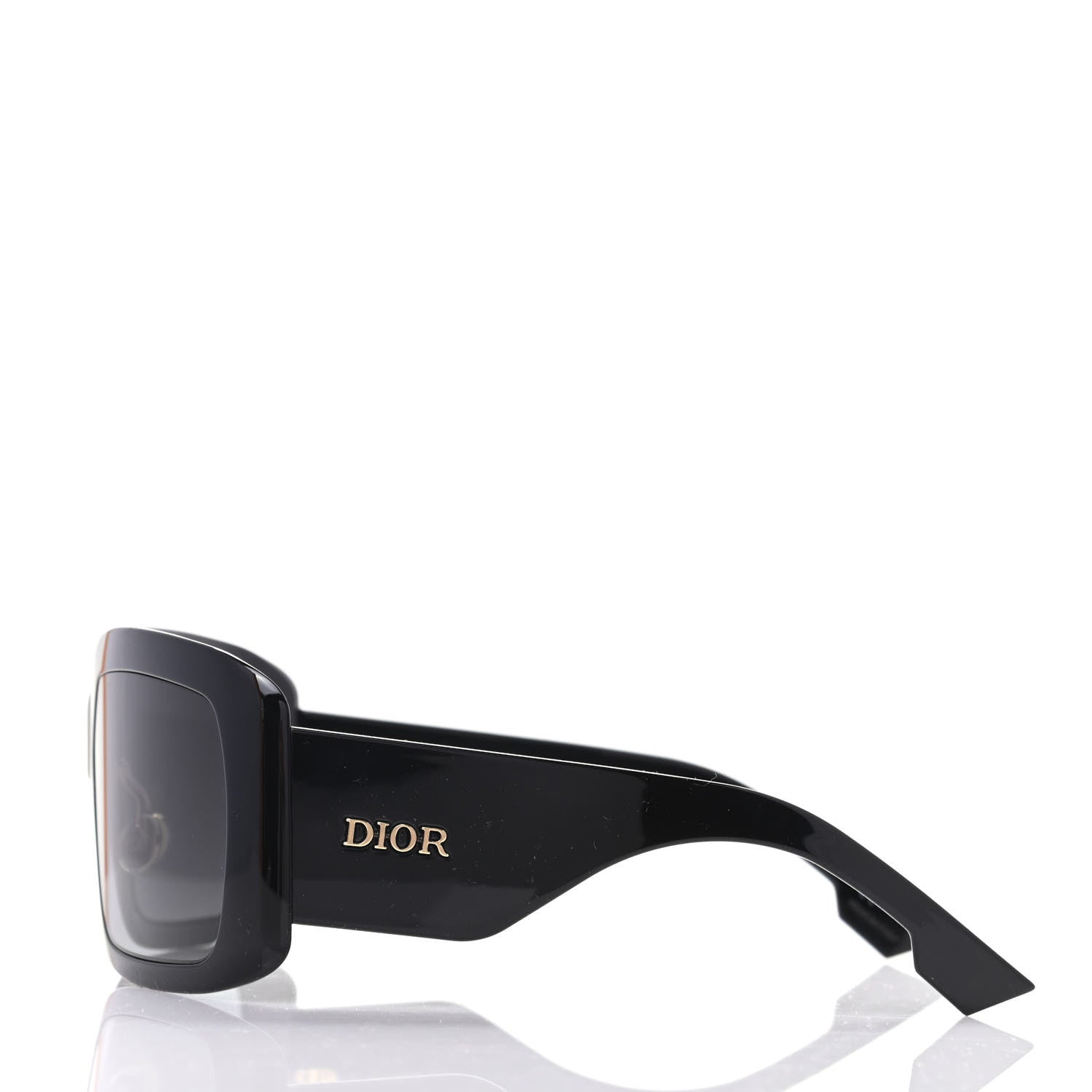 Christian Dior Acetate DiorSo Light 2 Shield Sunglasses Black 3 of 7