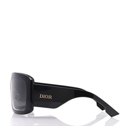 Christian Dior Acetate DiorSo Light 2 Shield Sunglasses Black 3 of 7