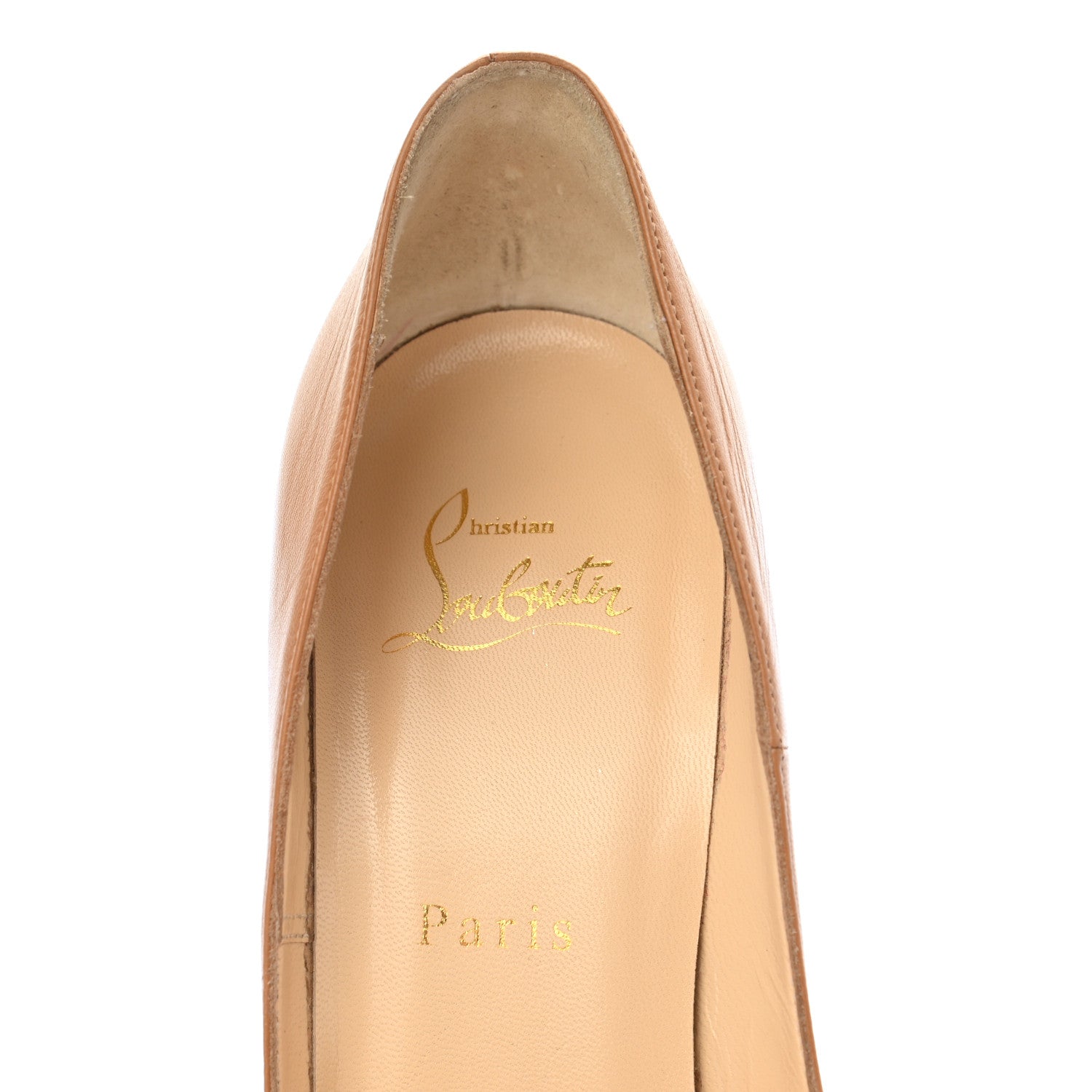 Christian Louboutin Kid So Kate 120 Pumps 38 Nude 7 of 9