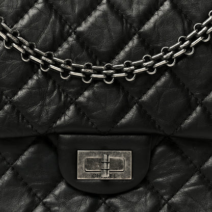 Chanel Aged Calfskin Quilted 2.55 Reissue 226 Flap Black 8 of 11