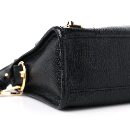 Balenciaga Chevre Gold Metallic Edge Hardware Mini City Black 9 of 10