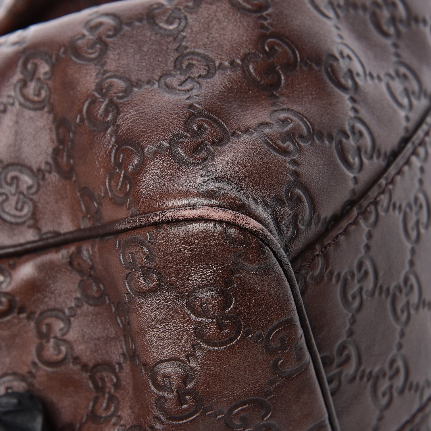 Gucci Guccissima Medium Sukey Tote Chocolate 10 of 12
