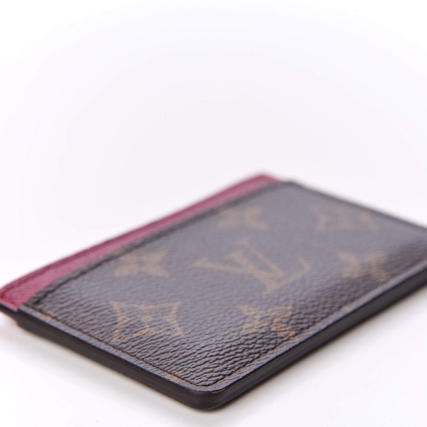 Monogram Card Holder Fuchsia