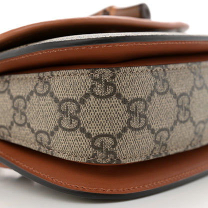 Gucci GG Supreme Monogram Web Bamboo Mini 1947 Belt Bag 90 36 Beige 9 of 10