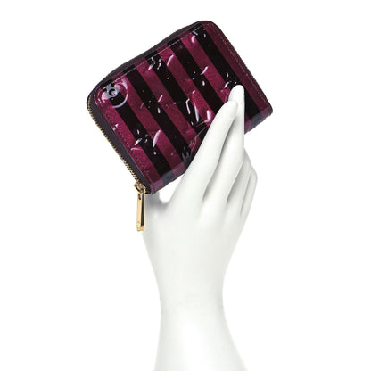 Louis Vuitton Vernis Rayures Zippy Coin Purse Amarante 2 of 7