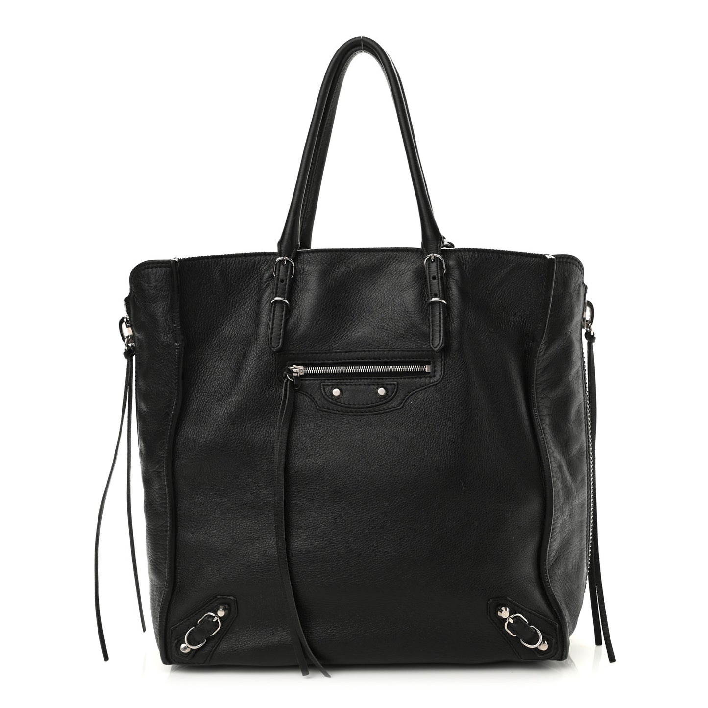 Veau Papier A5 Zip Around Tote Black