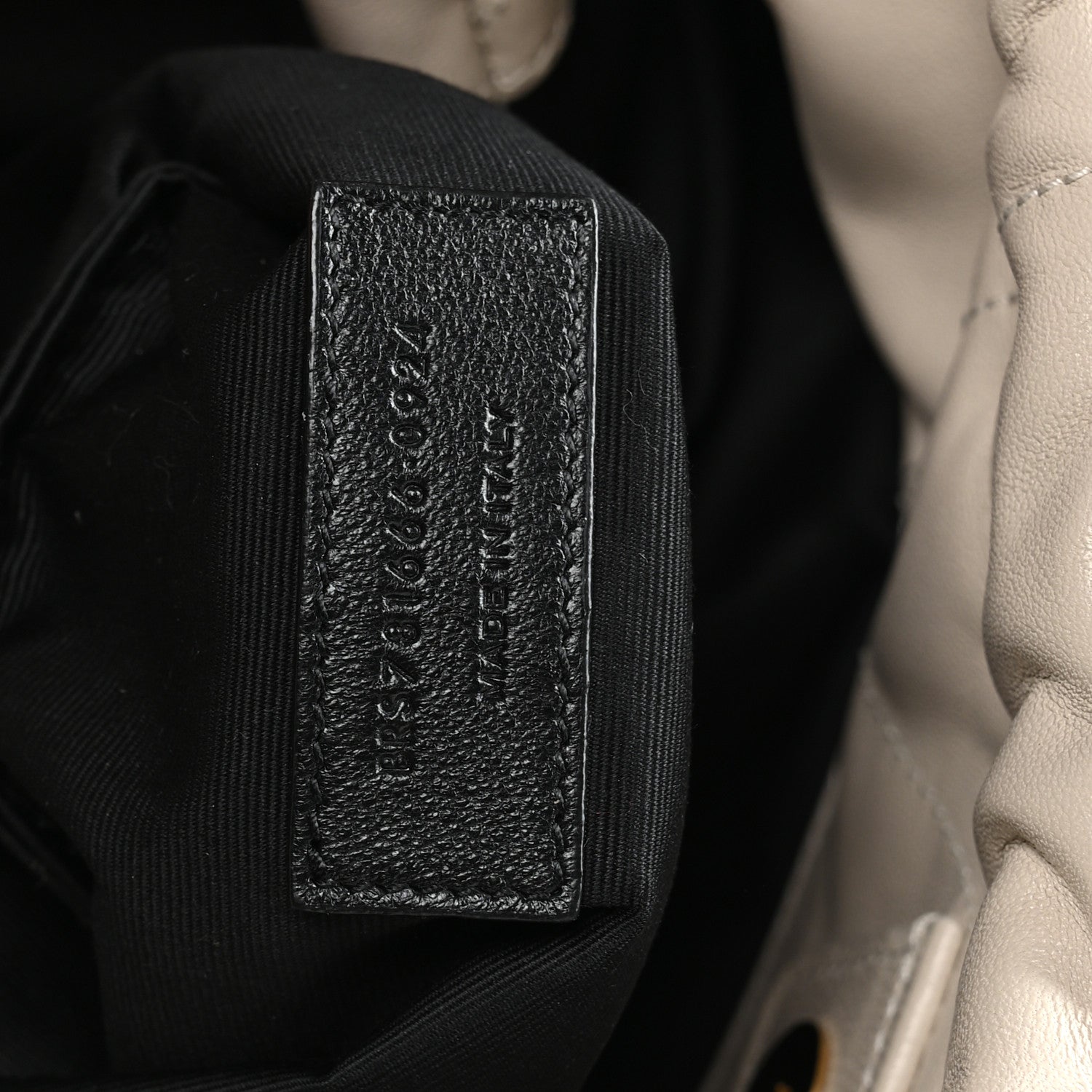 Saint Laurent Lambskin Matelasse Monogram Medium Jamie 4.3 Pochon Blanc Vintage 8 of 11