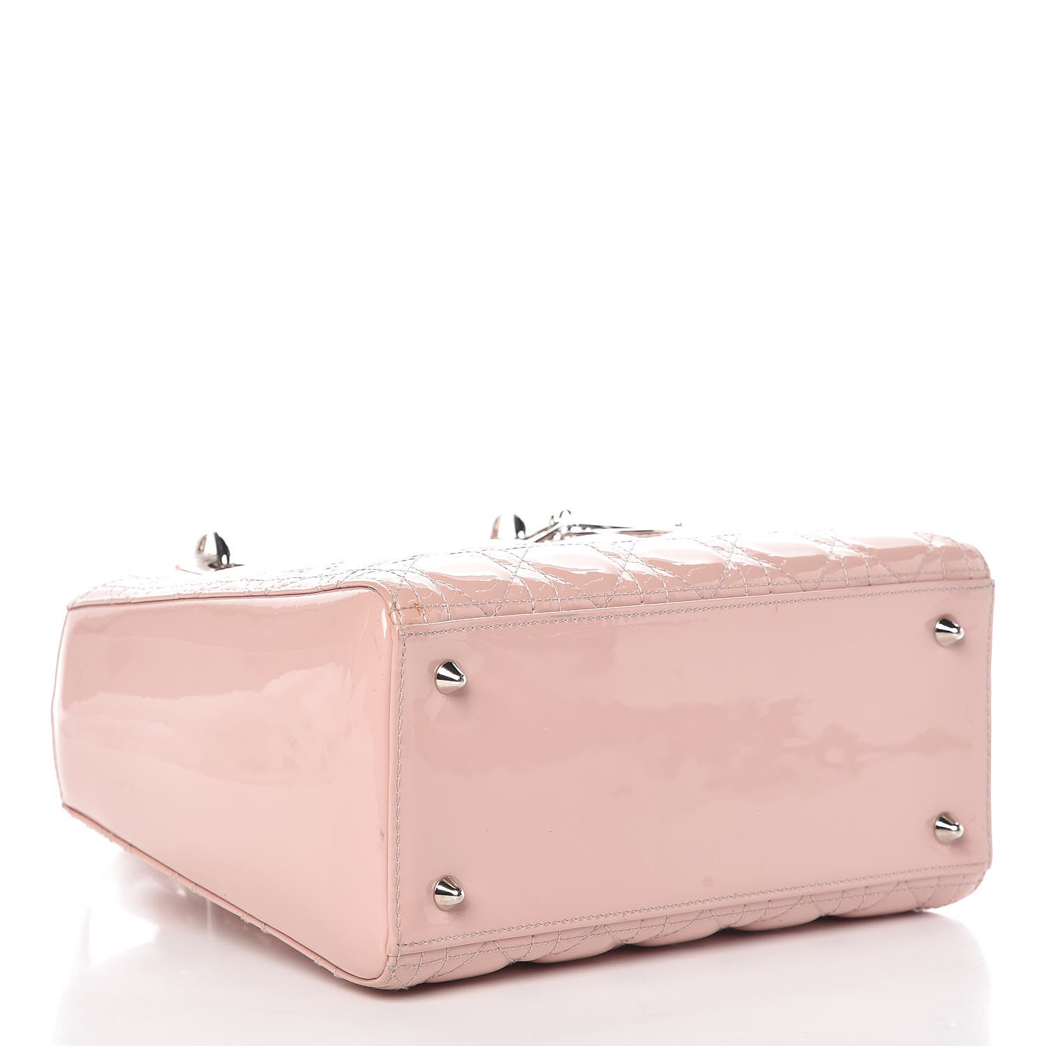 Christian Dior Patent Cannage Medium Lady Dior Rose Clair 5 of 18