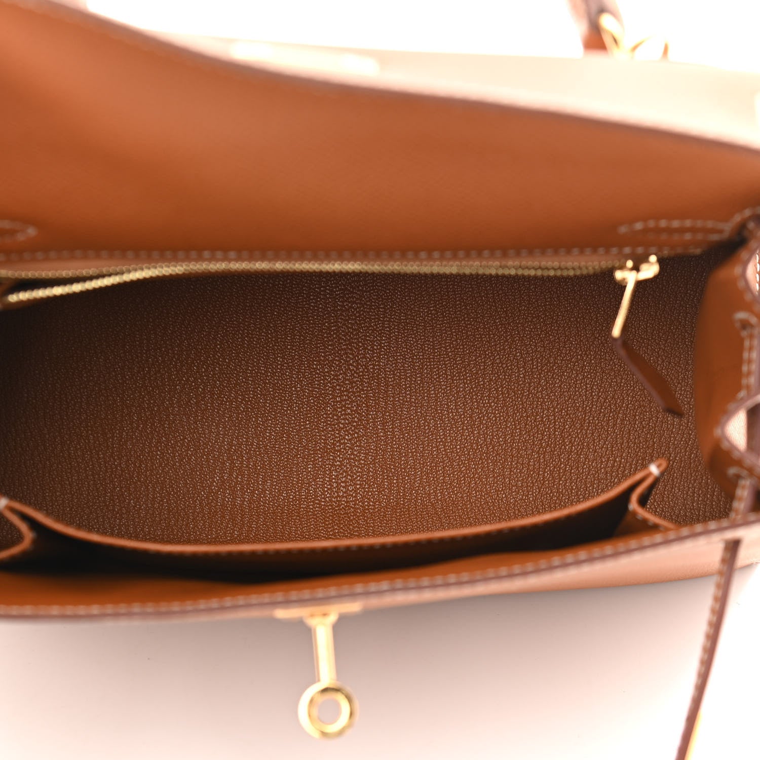 Hermes Epsom Kelly Sellier 25 Gold 5 of 10