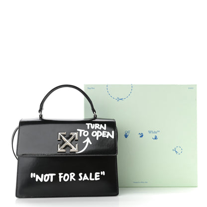Off-White Calfskin Jitney 2.8 Not For Sale Shoulder Bag Black 11 of 11