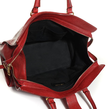 Saint Laurent Sheepskin Medium Cabas ChYc Red 5 of 7