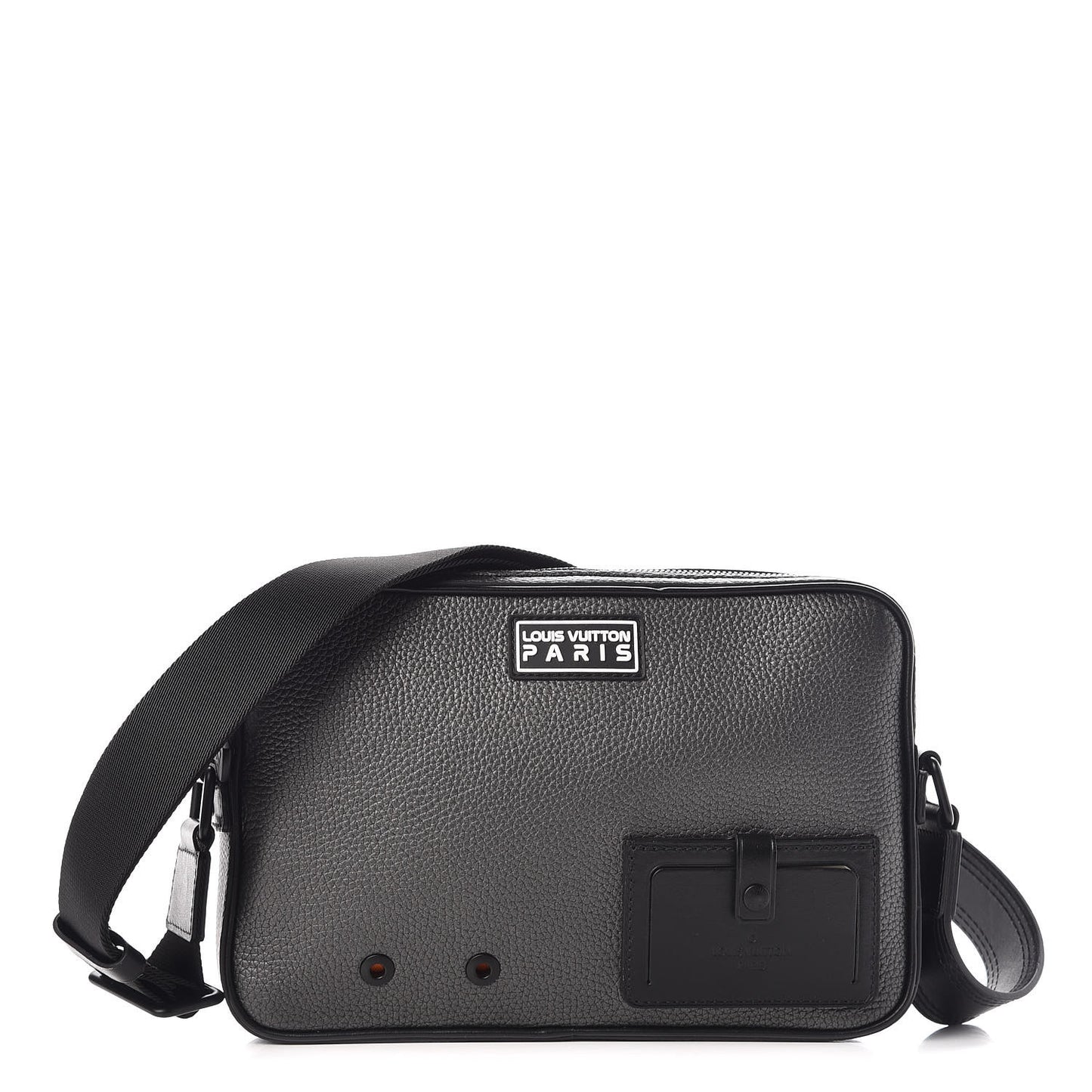 Taurillon Alpha Messenger Bag Dark Silver