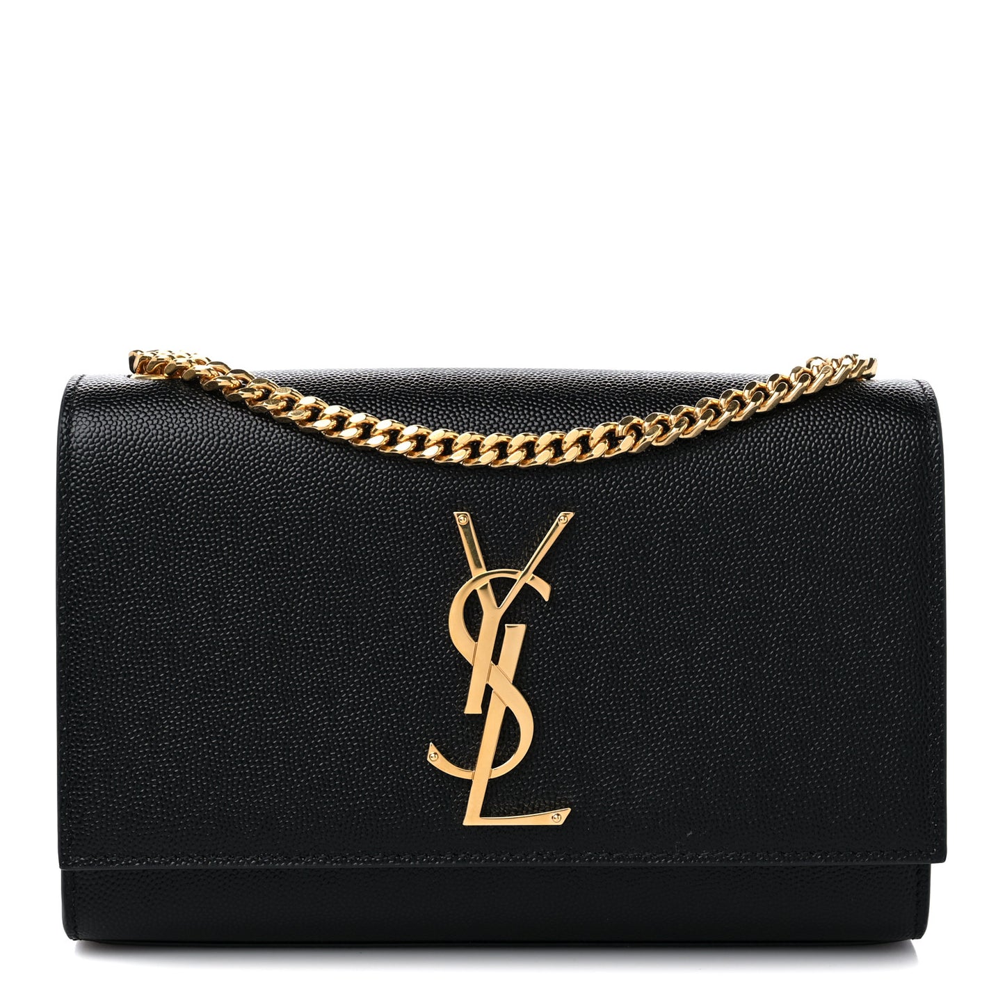 Grain De Poudre Small Monogram Kate Satchel Black