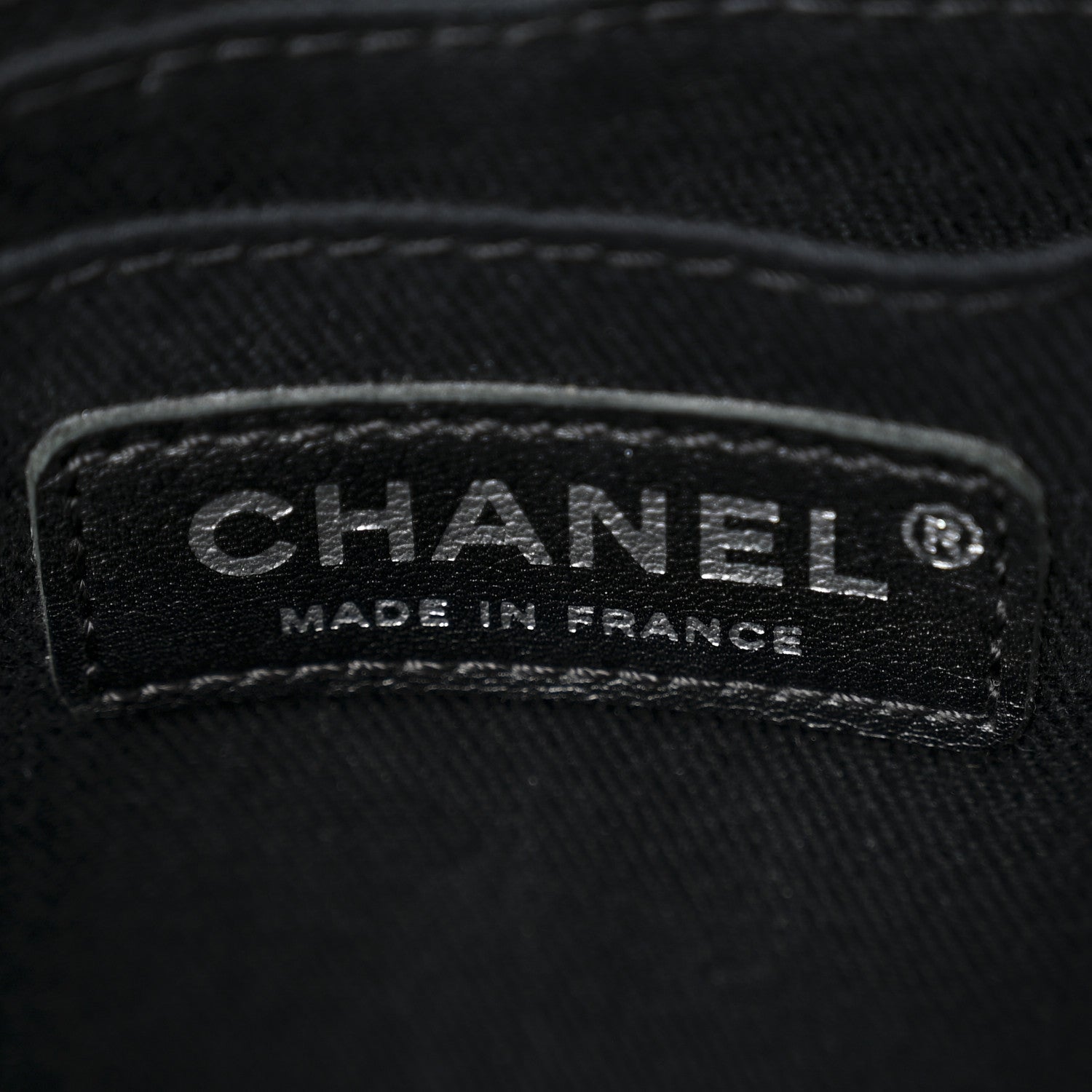 Chanel Grained Vegetal Calfskin Small Urban Shopping Tote Black 6 of 15