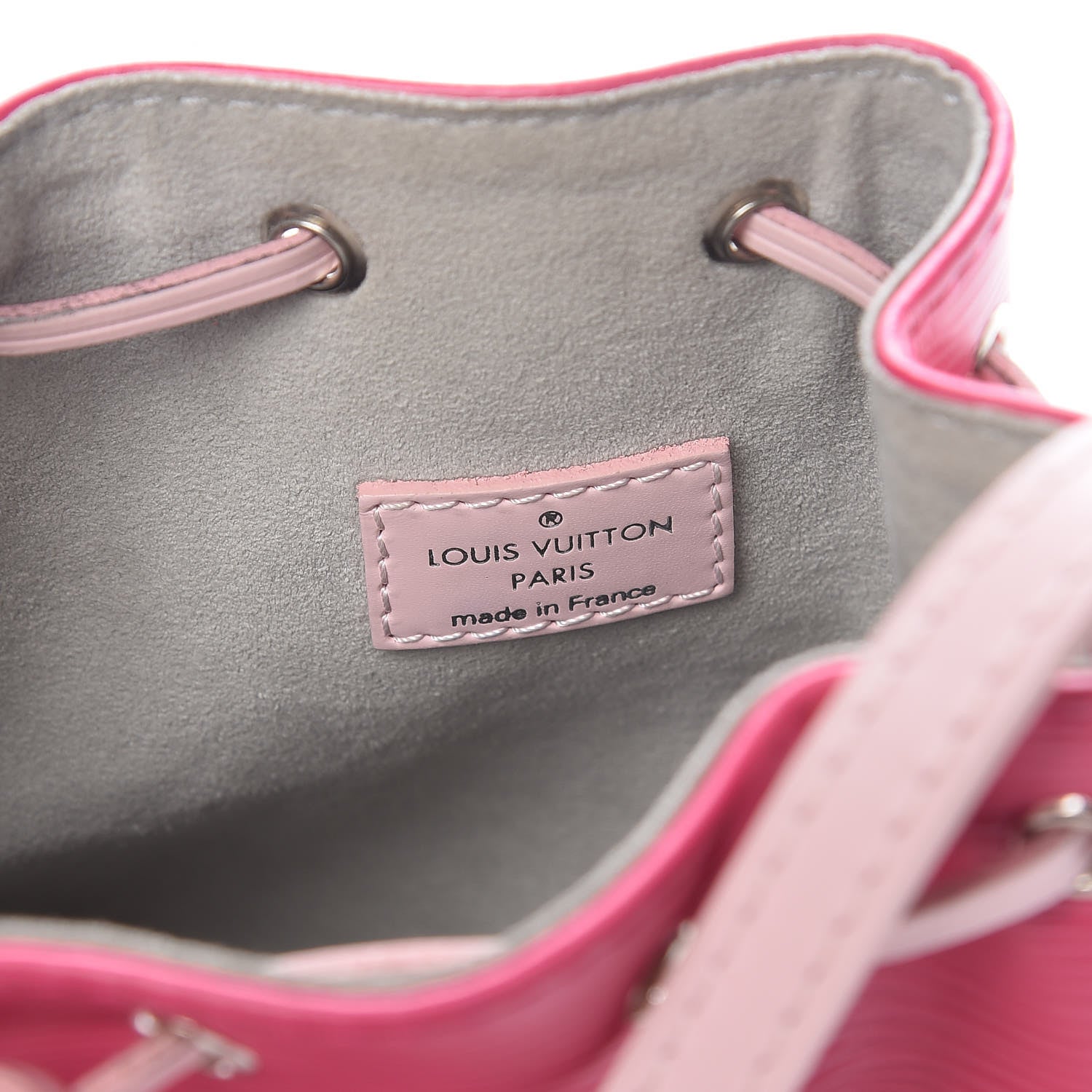 Louis Vuitton Epi Nano Noe Hot Pink Blue 5 of 9