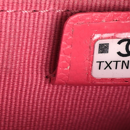 Chanel Caviar Quilted Small Cosmetic Case Pink 7 of 11