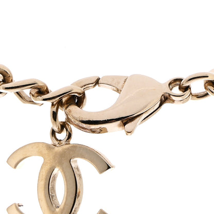 Chanel Crystal Chain CC Link Choker Gold Silver 5 of 7