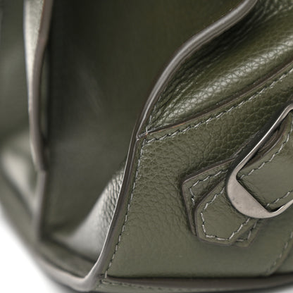 Balenciaga Grained Calfskin Neo Classic Silver Hardware Medium City Khaki 9 of 9