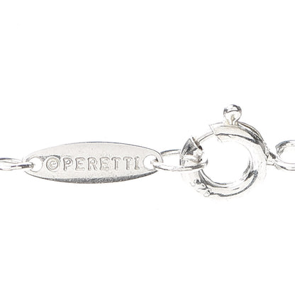 Tiffany Sterling Silver 20mm Elsa Perretti Full Heart Pendant Necklace 4 of 7