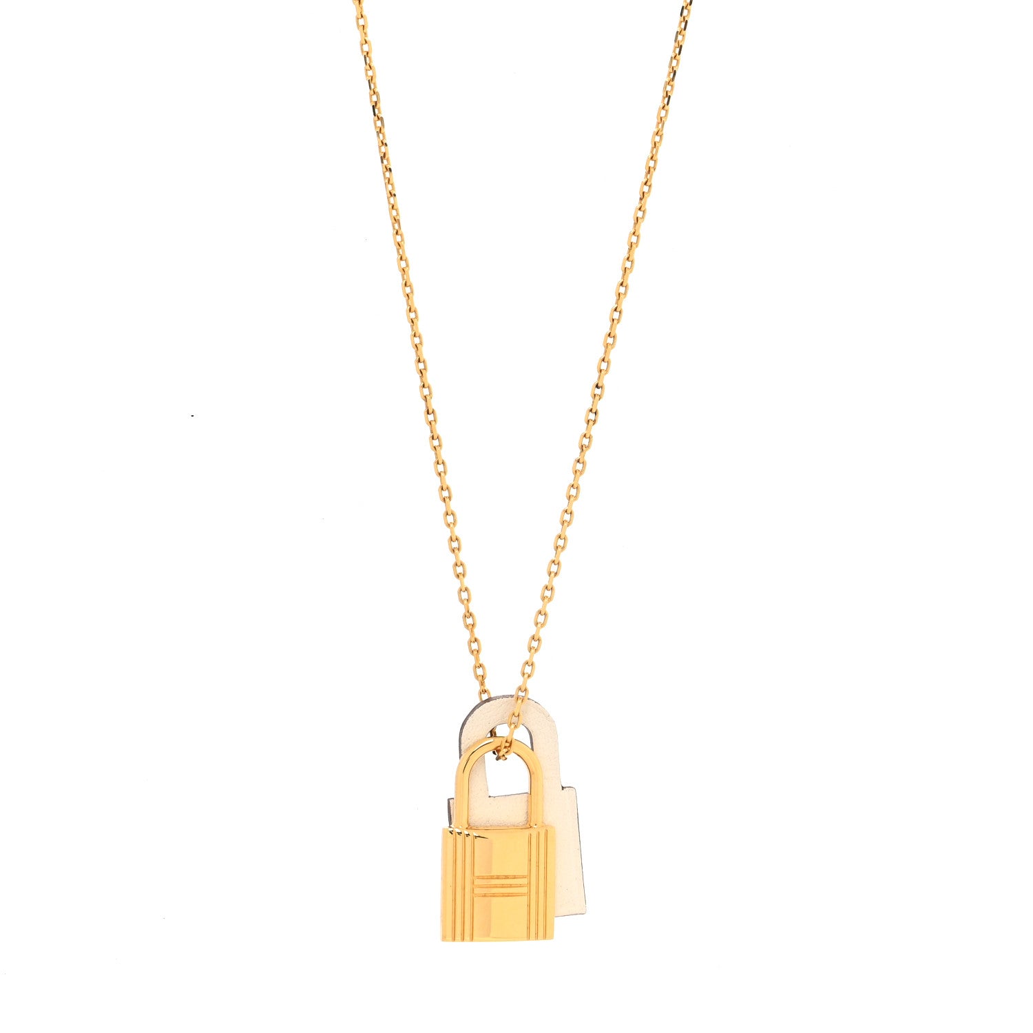 Hermes Swift Small O'Kelly Pendant Necklace Nata 1 of 6