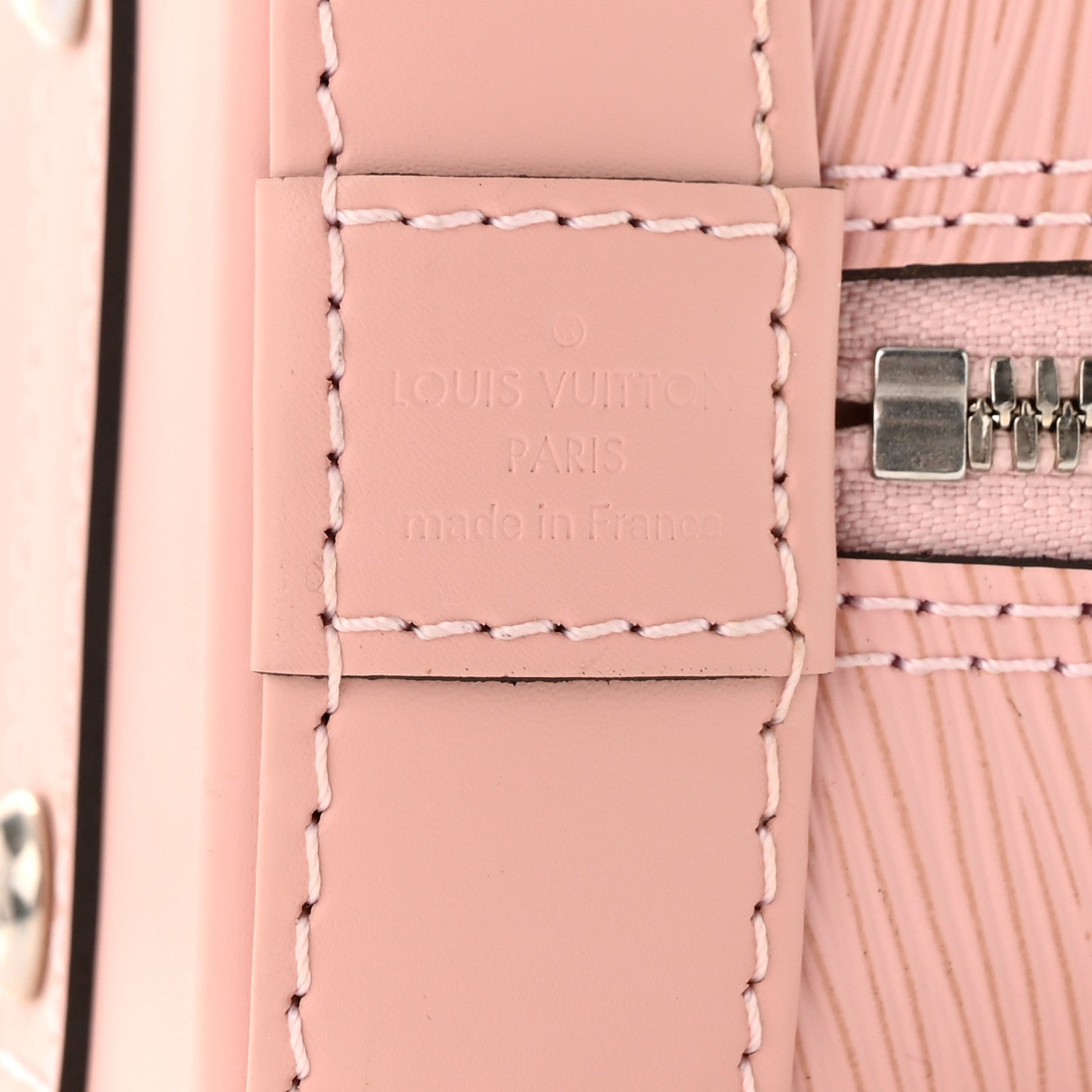 Louis Vuitton Epi Alma BB Rose Ballerine 6 of 10