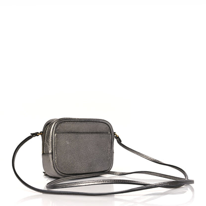 Saint Laurent Lame Nappa Star 3D Monogram Blogger Bag Silver 2 of 10
