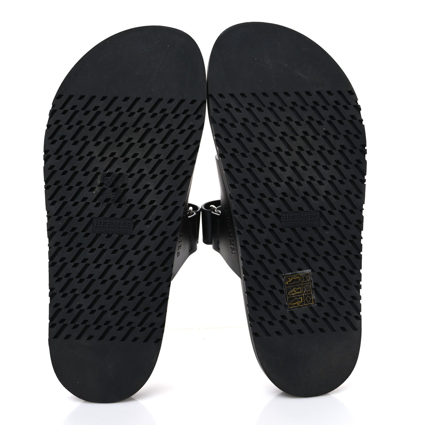 Calfskin Womens Chypre Sandals 38.5 Black