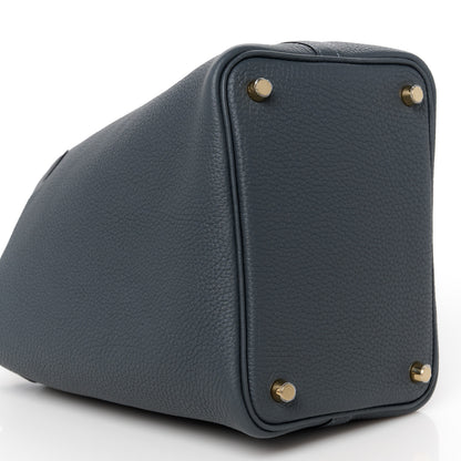 Hermes Taurillon Clemence Picotin Lock 18 PM Gris Misty 9 of 11