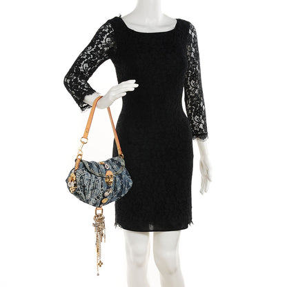 Louis Vuitton Denim Raye Judy Blame Mini Pleaty 2 of 7