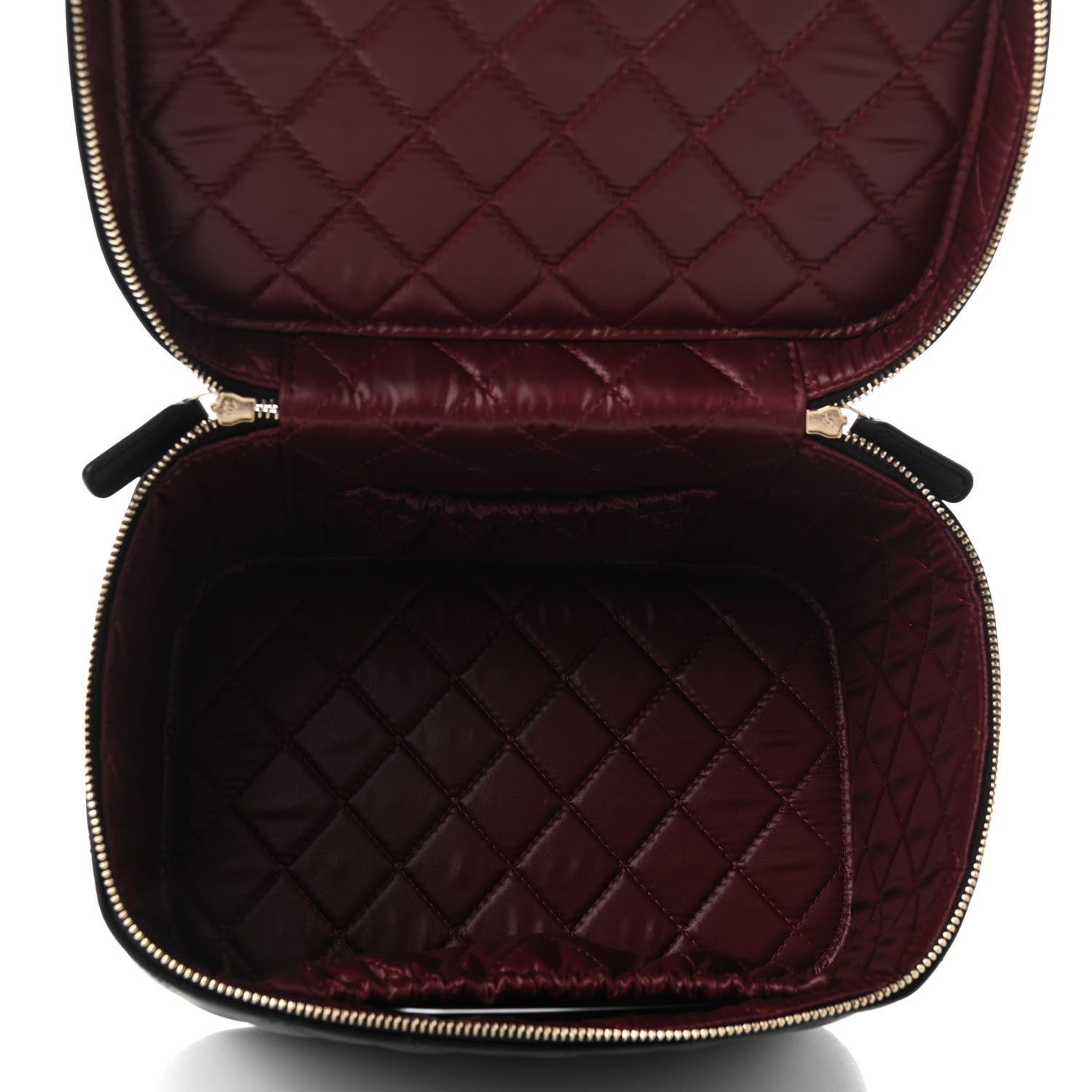 Chanel Lambskin Quilted Large Vanity Pouch Black 5 of 7