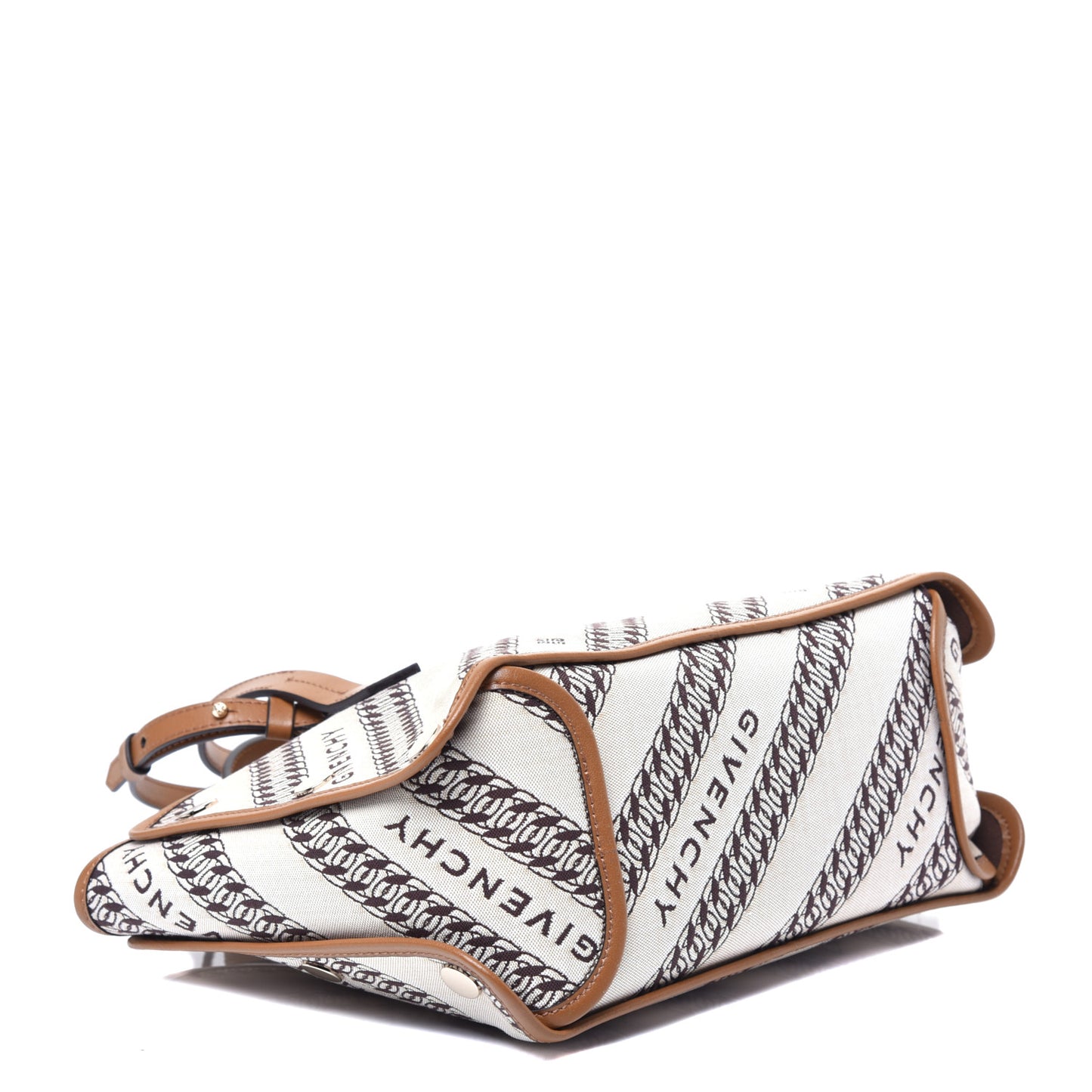 Canvas Mini Bond Shopper Tote Beige