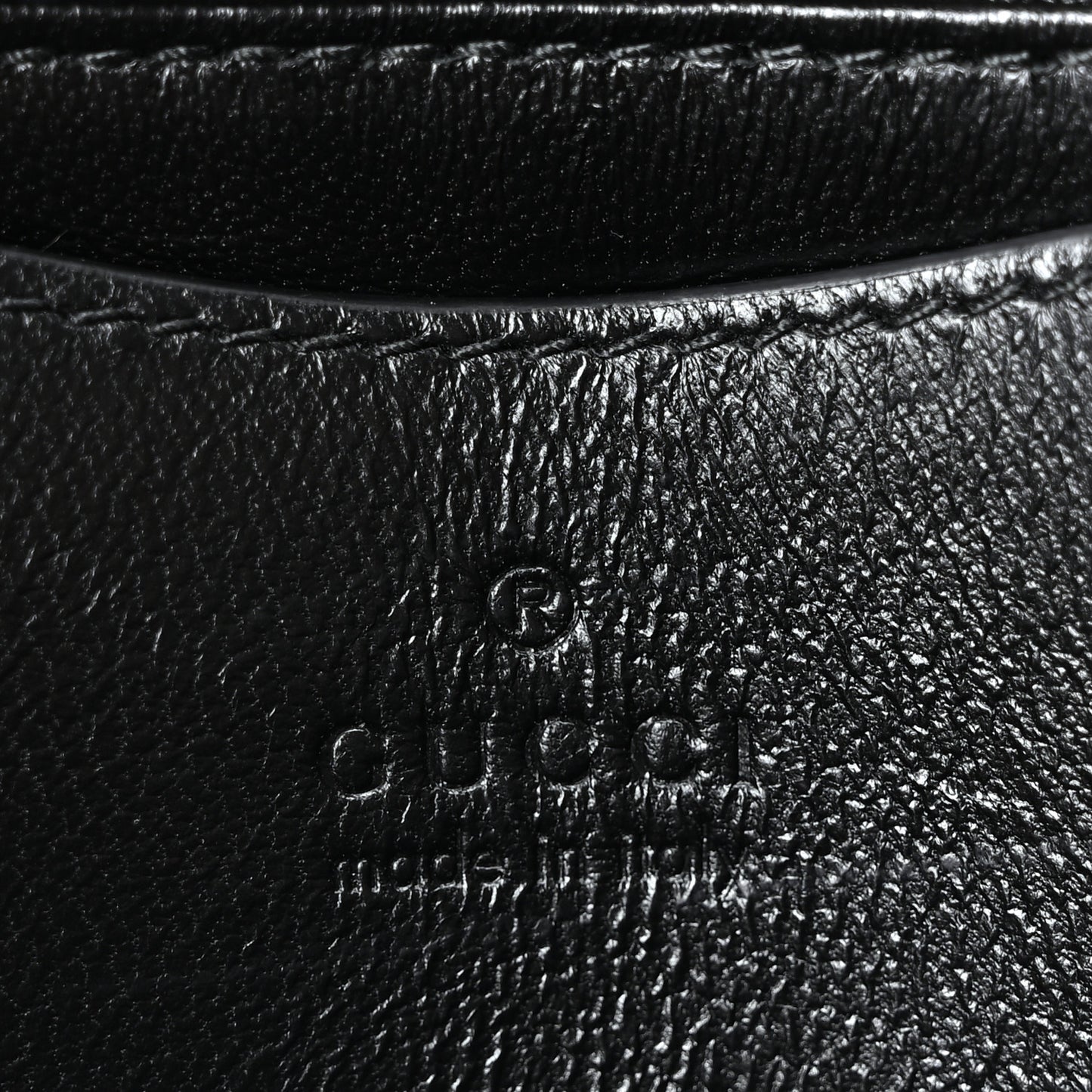 Lambskin Mini GG Milano Top Handle Shoulder Bag Black