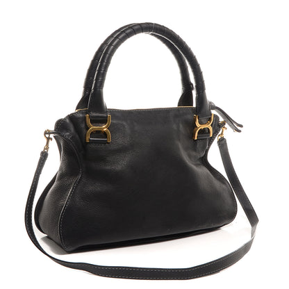 Chloe Calfskin Medium Marcie Satchel Black 3 of 11