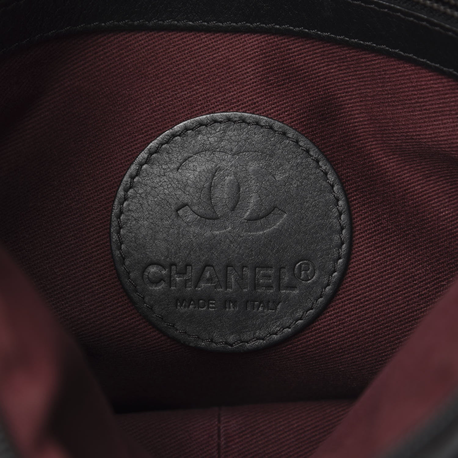 Chanel Aged Calfskin Quilted Expandable Messenger Black 6 of 9