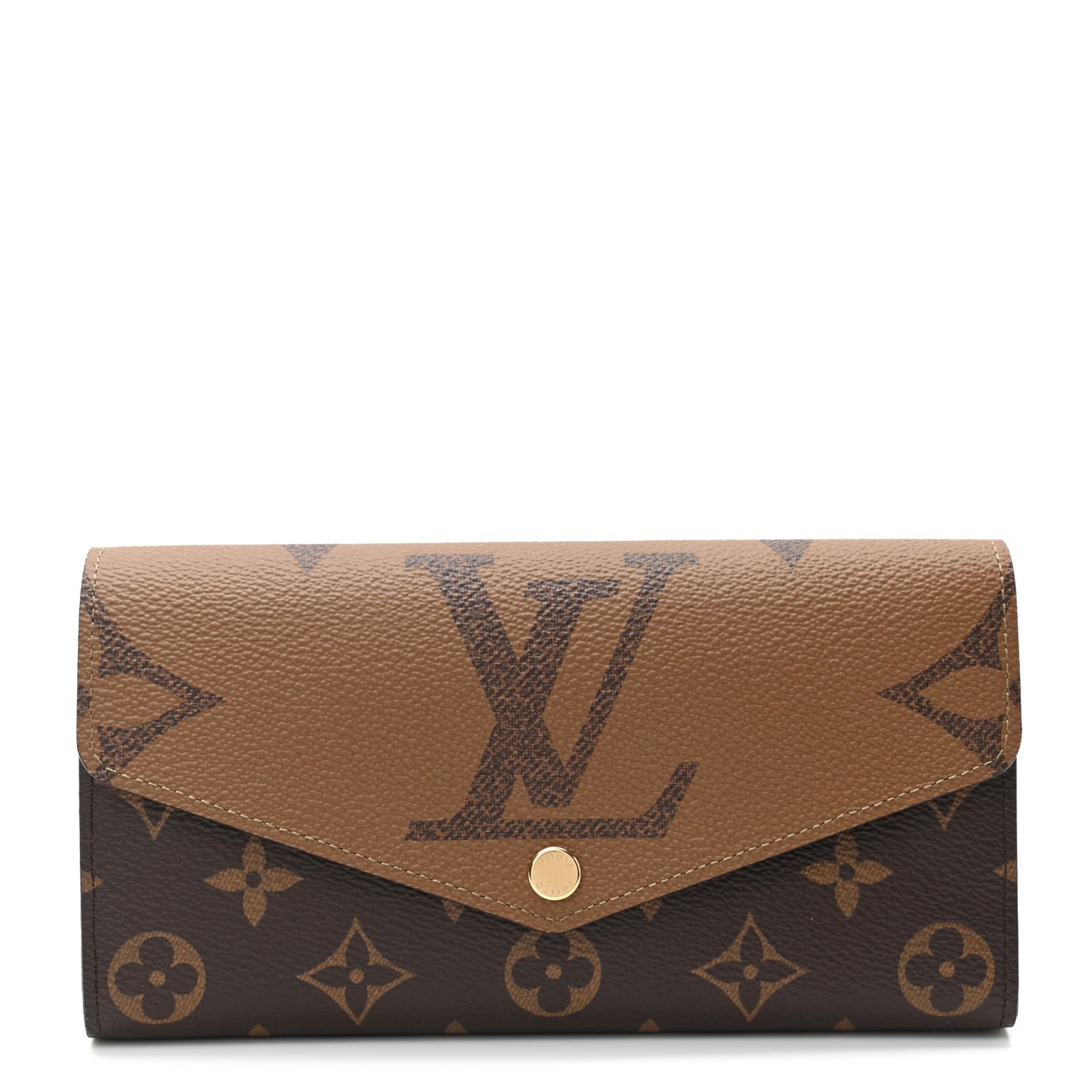 Reverse Monogram Giant Sarah Wallet