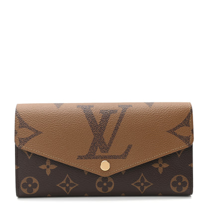 Louis Vuitton Reverse Monogram Giant Sarah Wallet 1 of 6