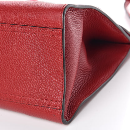 Gucci Calfskin Small GG Marmont Top Handle Bag Vulcanic Red 9 of 9