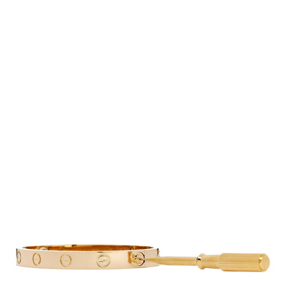 Cartier 18K Yellow Gold LOVE Bracelet 15 3 of 10
