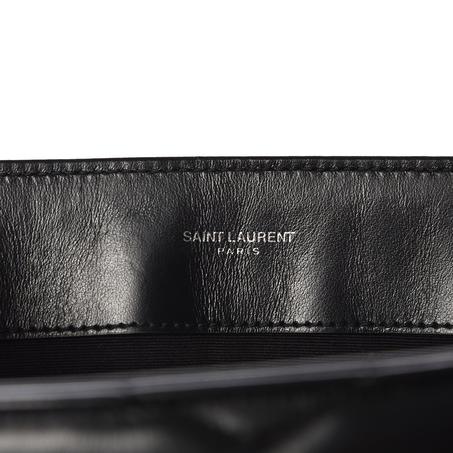Calfskin Y Quilted Monogram Medium Loulou Chain Satchel Black
