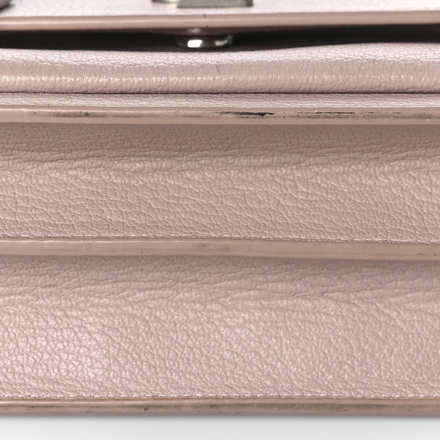 Grained Calfskin Medium Monogram Marble Pink