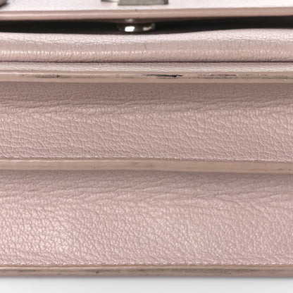 Saint Laurent Grained Calfskin Medium Monogram Marble Pink 9 of 23