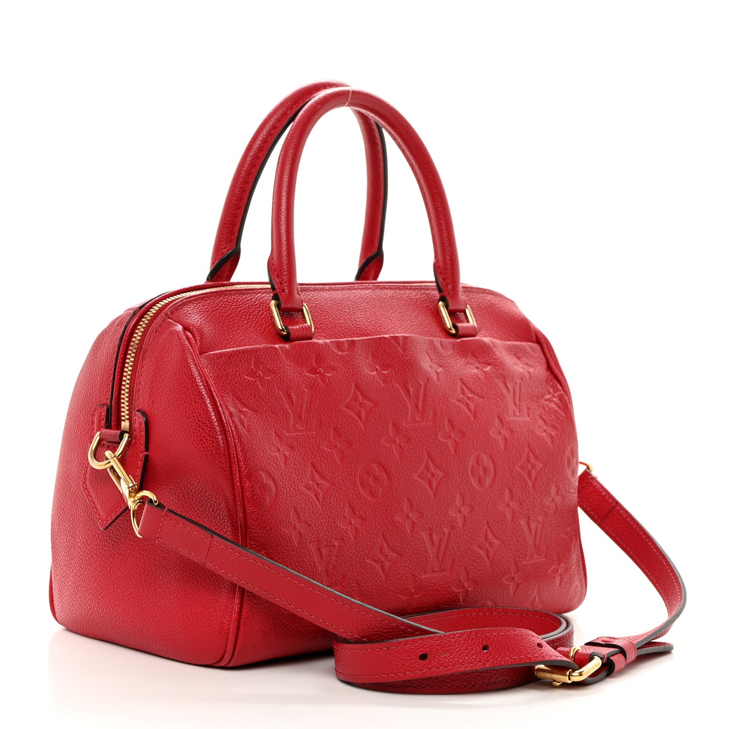 LOUIS VUITTON Empreinte Speedy Bandouliere 25 NM Cherry