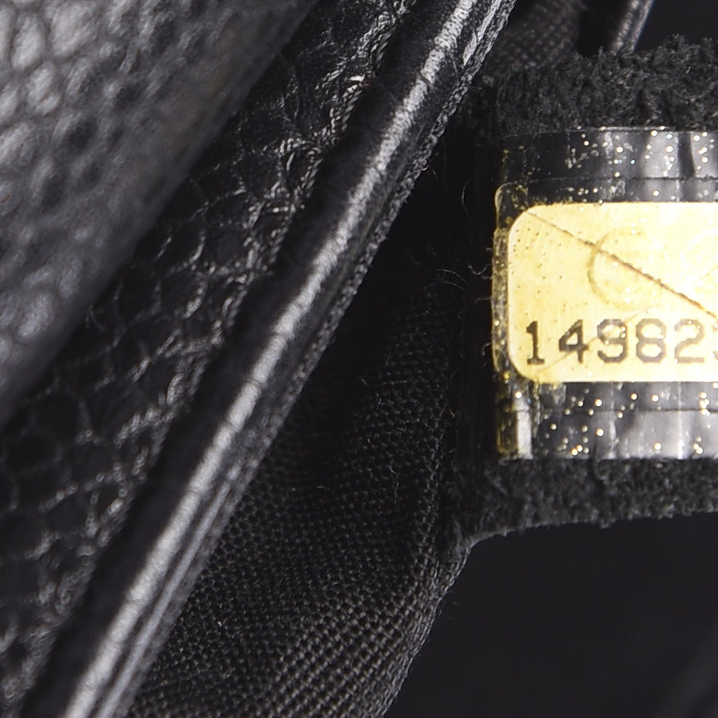 Caviar Half Moon Wallet On Chain WOC Black