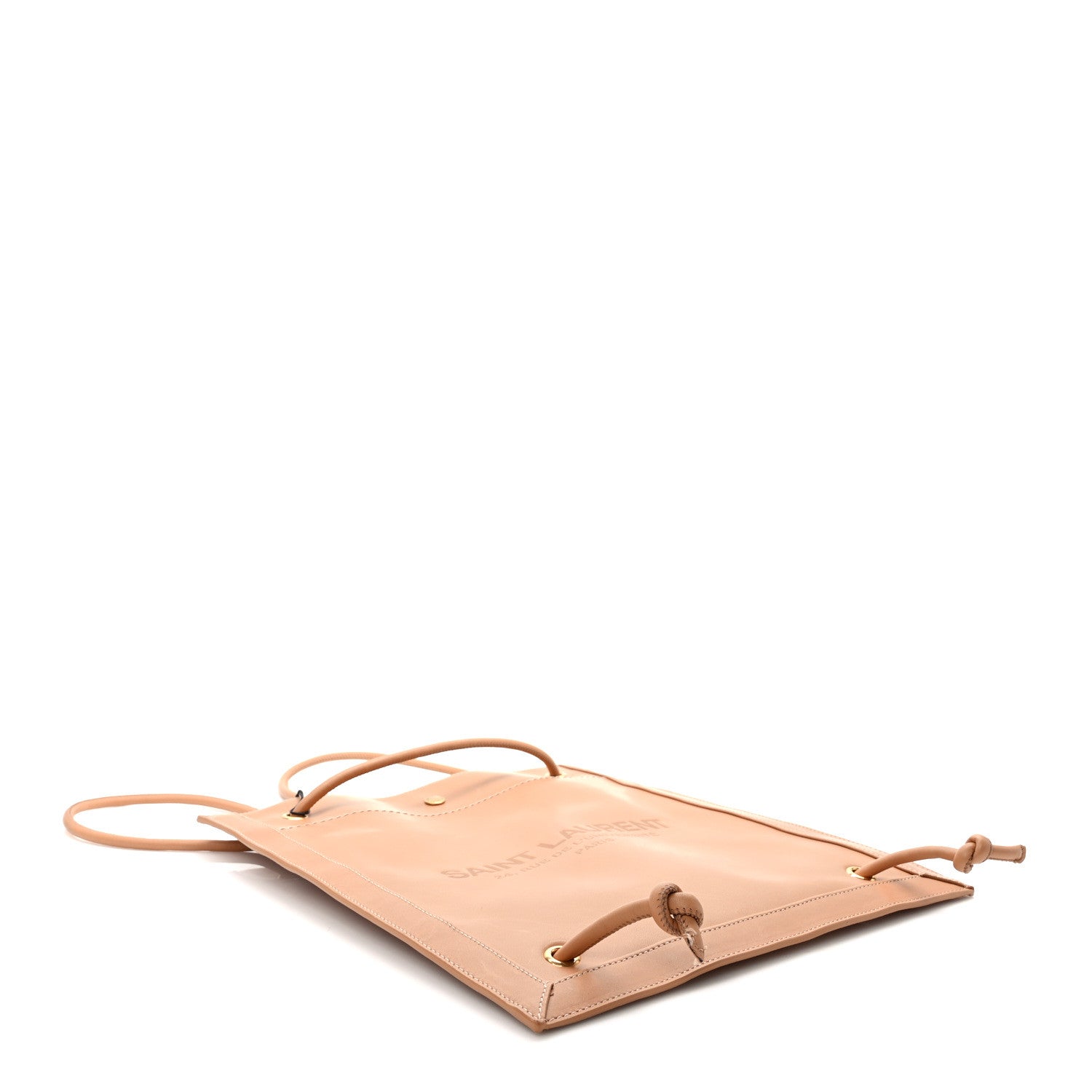 Saint Laurent Calfskin Backpack Vintage Brown 4 of 8