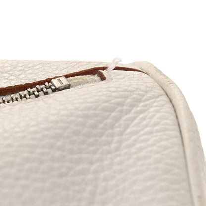 Burberry Calfskin Barrel Bag White 12 of 13